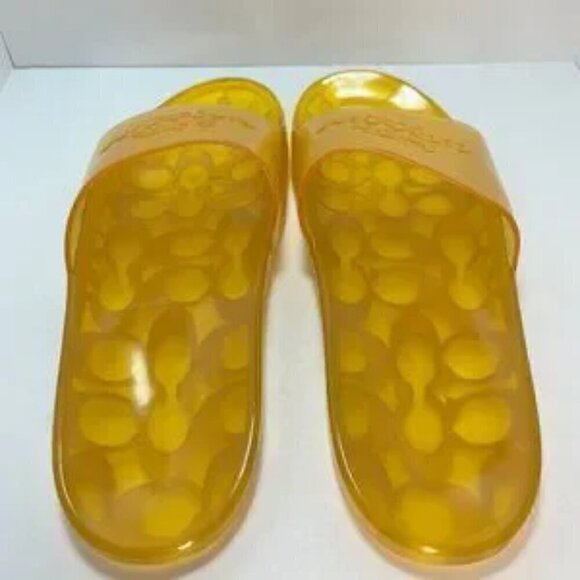 New COACH Buttercup Ulyssa Slides - Picture 5 of 7